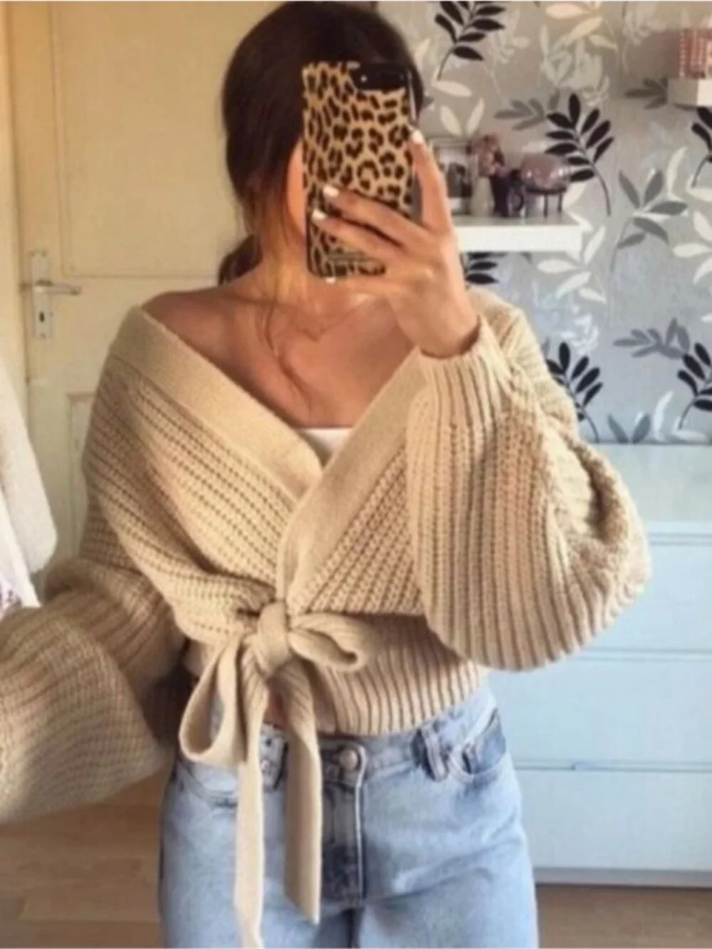 **NOT FOR SALE** Zara Chunky Knit Wrap Cardigan - Picture 4 of 12